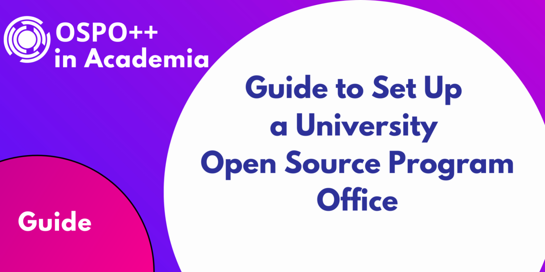 Guide To Set Up A University Open Source Programs Office